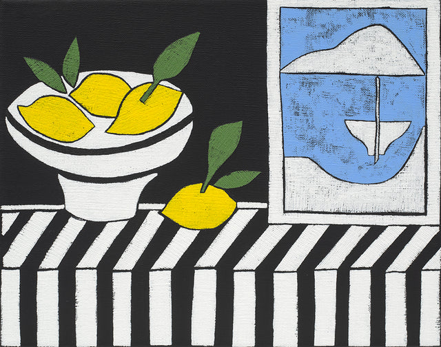 Lemons and a View (PM0022) - Fine Art Print